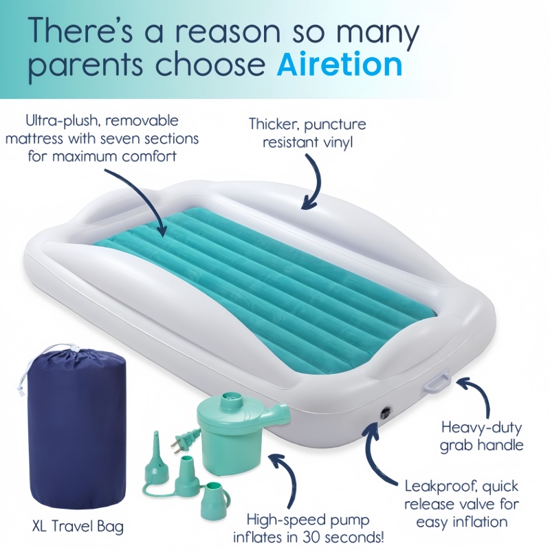 The Inflatable Toddler Bed Every Parent Needs!