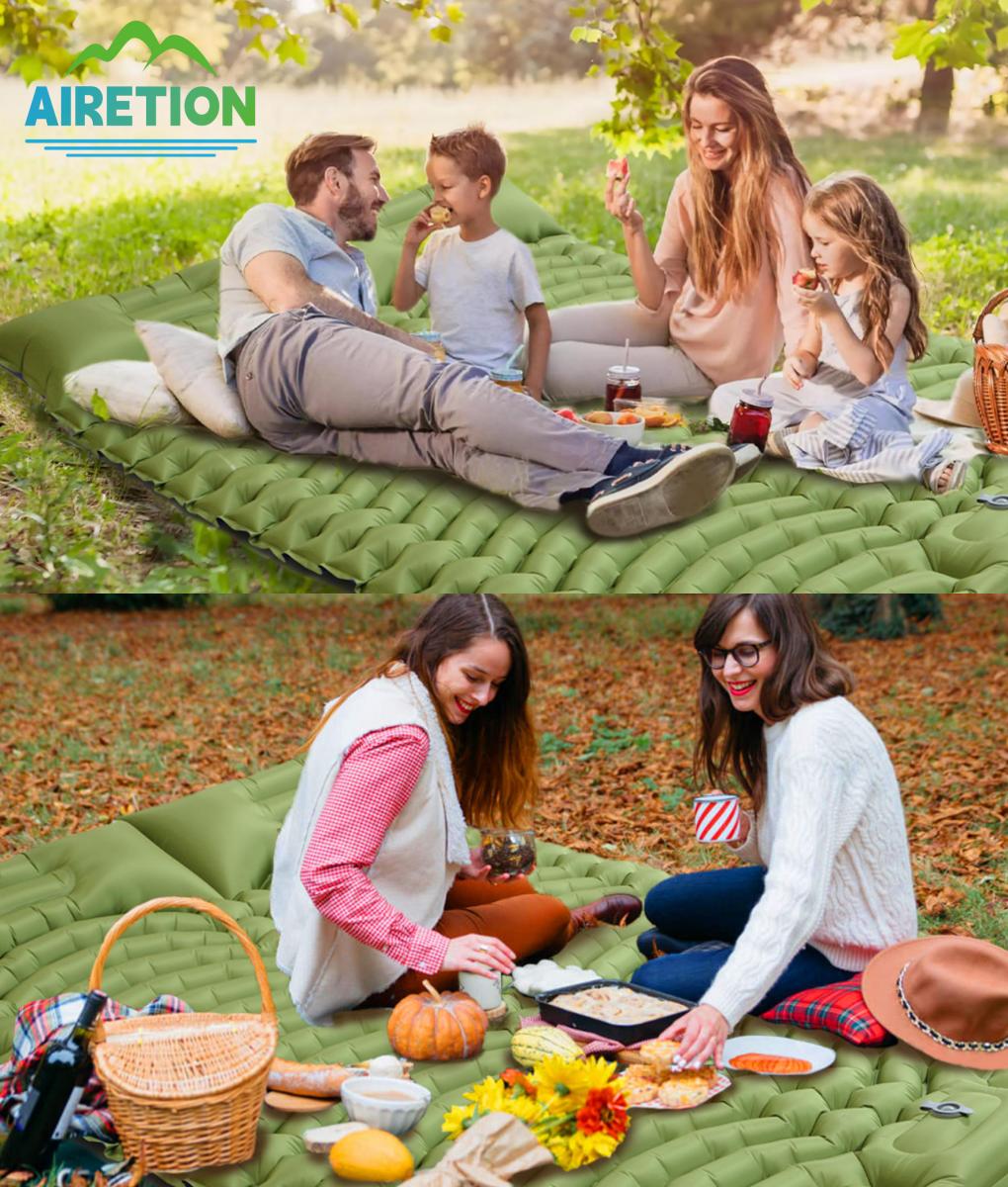 Sleep Under the Stars with Ease: The Airetion Inflatable Sleeping Mat with Foot Pump
