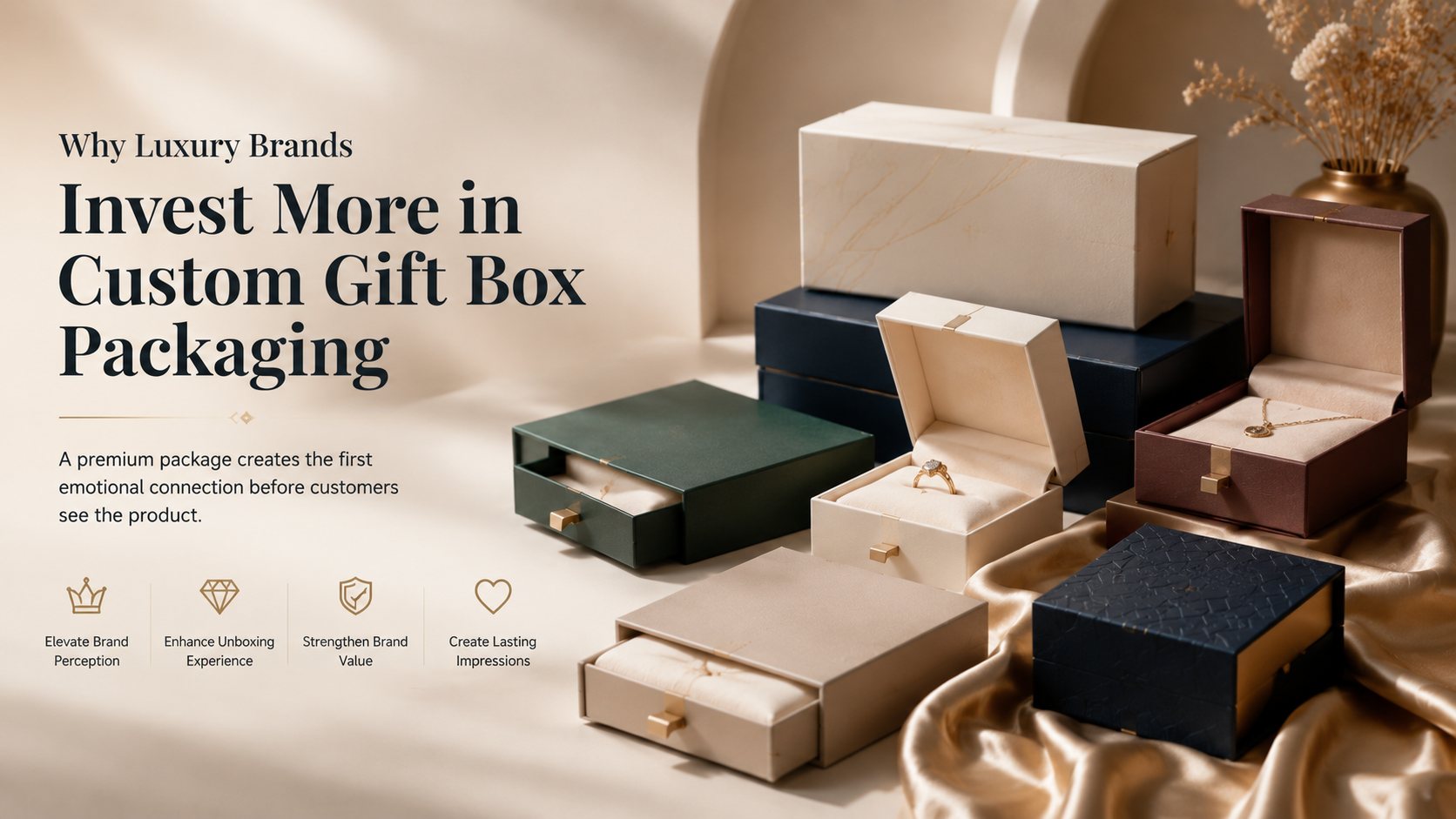 Why Luxury Brands Invest More in Custom Gift Box Packaging