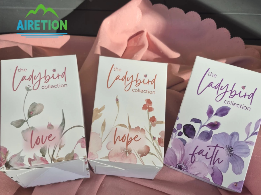 Custom Floral Printed Gift Boxes for Australian Ladybird Brand | Airetion Packaging Factory