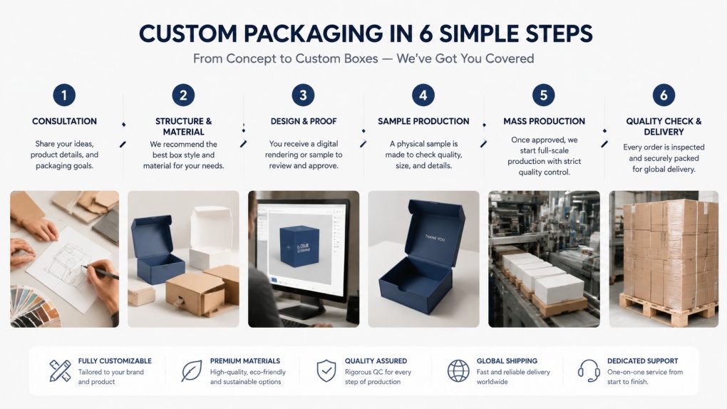 Lightweight Color Box For Shipping
