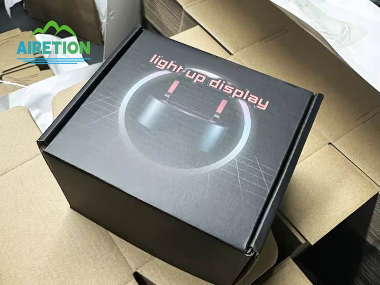 US Client Custom Printed Corrugated Mailer Boxes For Light‑Up Display Merchandise