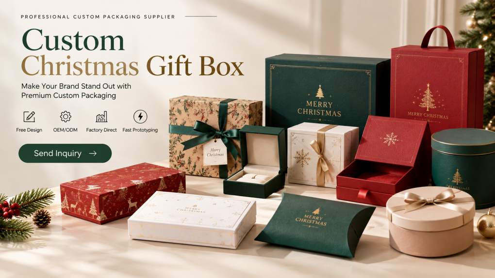 Custom Christmas Gift Box Custom Christmas Gift Box
