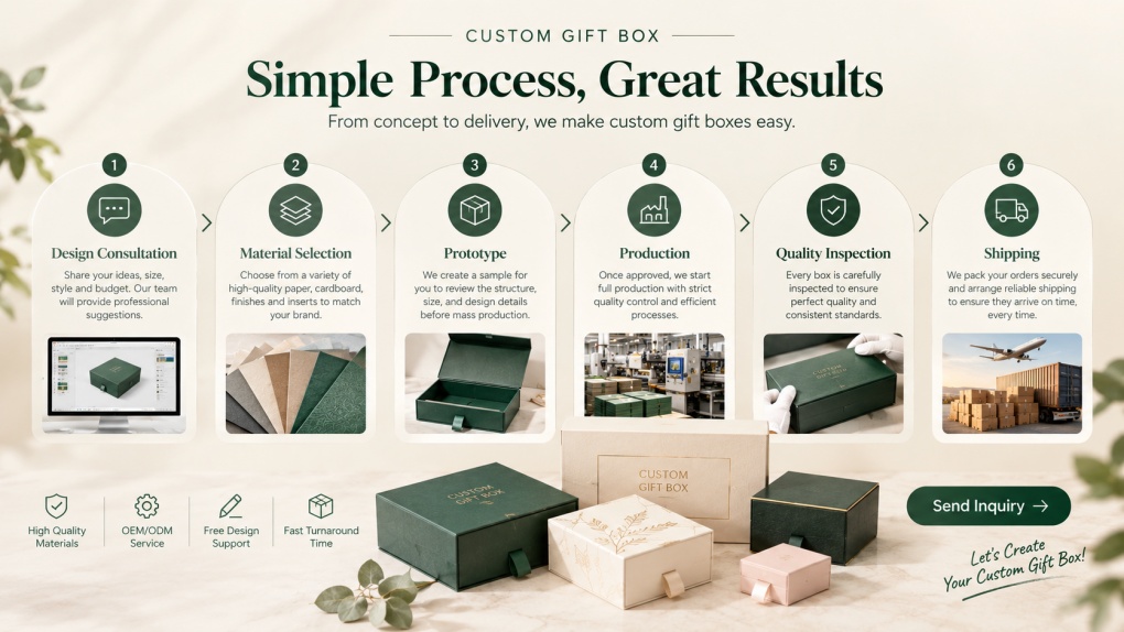 drawer gift box Streamlined process for custom printed rigid drawer gift box