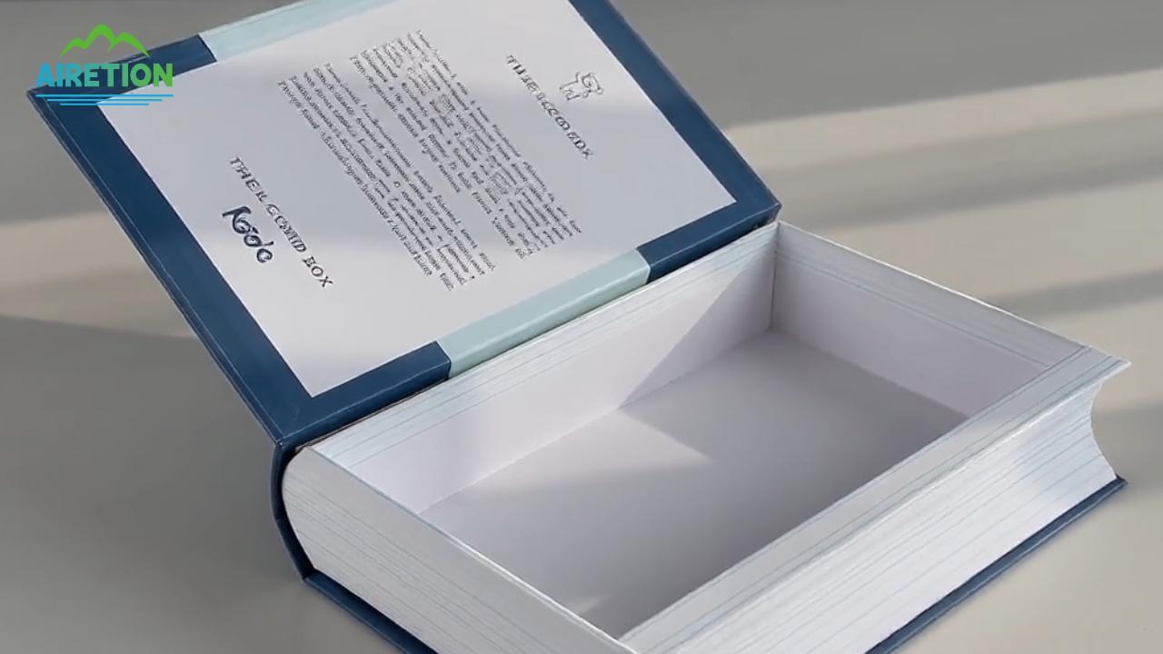 Custom book shaped gift box
