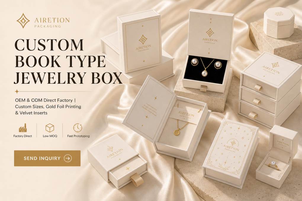 Custom Book Type Jewelry Box Custom Book Type Jewelry Box