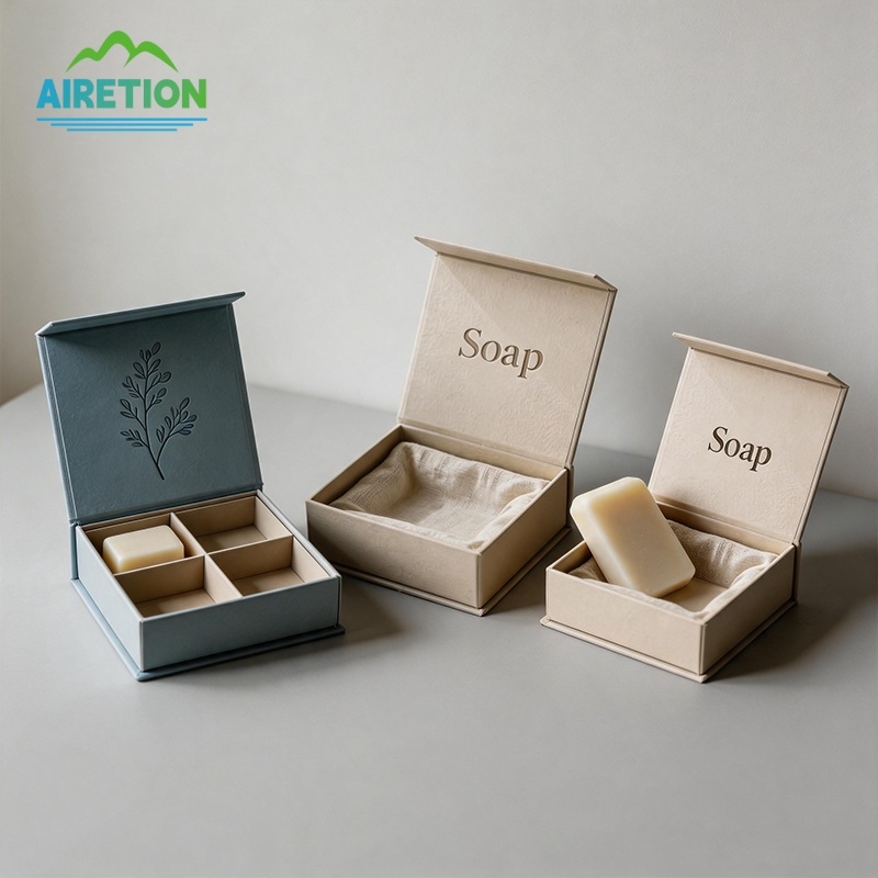 AR-GB036-Divided Compartment Soap Gift Box OEM - AIRETION